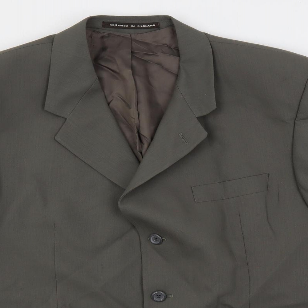 Mens UK Size 44 The Label Regular Grey Suit Jacket