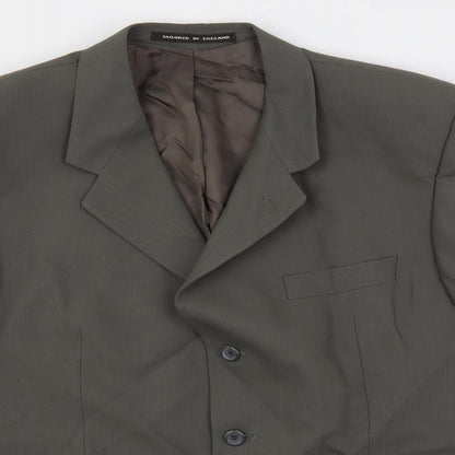 Mens UK Size 44 The Label Regular Grey Suit Jacket