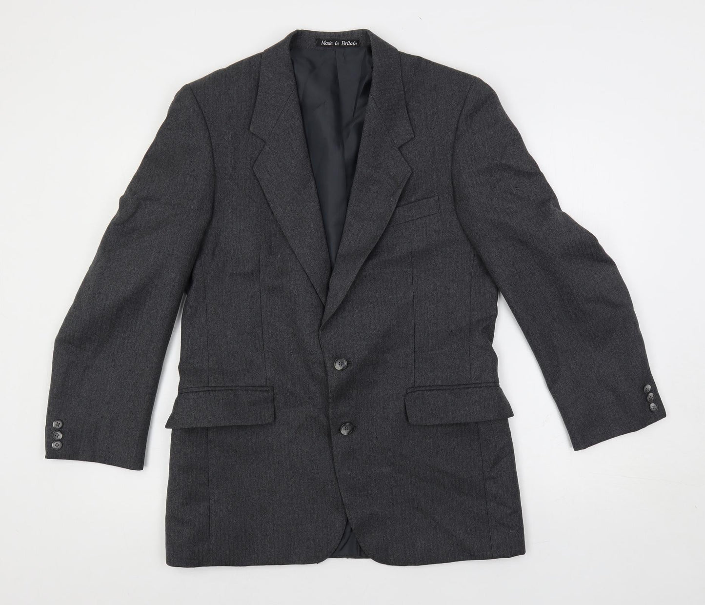 Mens UK Size 38 Greenwoods Regular Grey Suit Jacket
