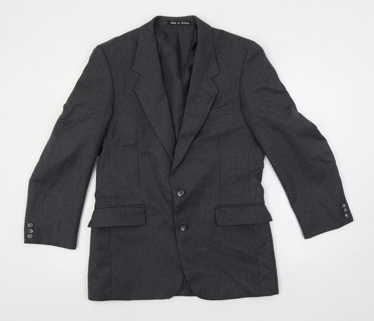 Mens UK Size 38 Greenwoods Regular Grey Suit Jacket