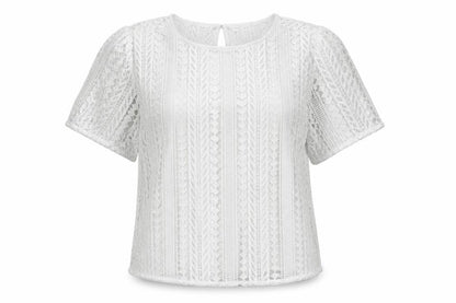 Womens UK Size 8 Autograph White Basic Blouse
