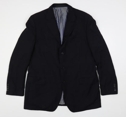 Mens UK Size 44 Marks and Spencer Regular Blue Suit Jacket