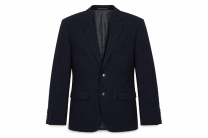 Harvey & jones Mens Blue Polyester Jacket Blazer Size 40 Regular