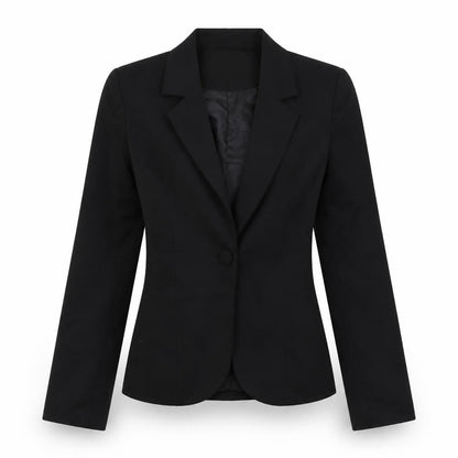 ModalanD Womens Black Jacket Blazer Size 8 Button