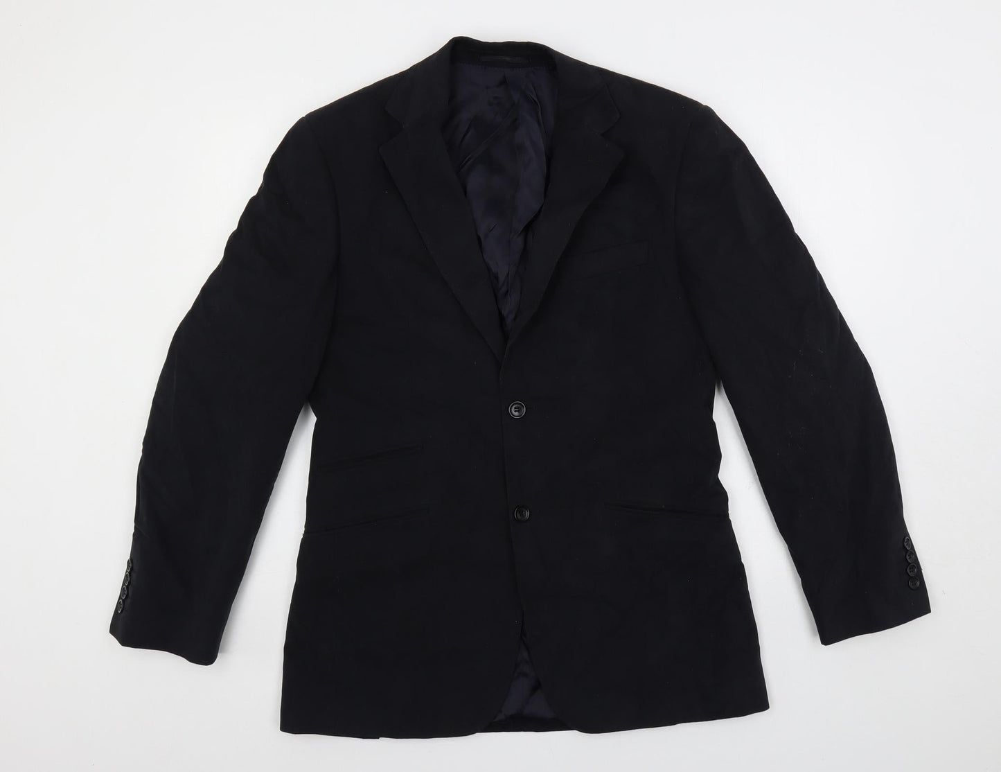 Mens UK Size 38 Blazer Black Jacket