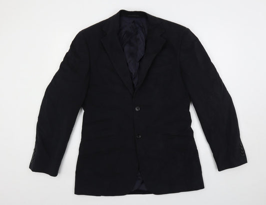 Mens UK Size 38 Blazer Black Jacket
