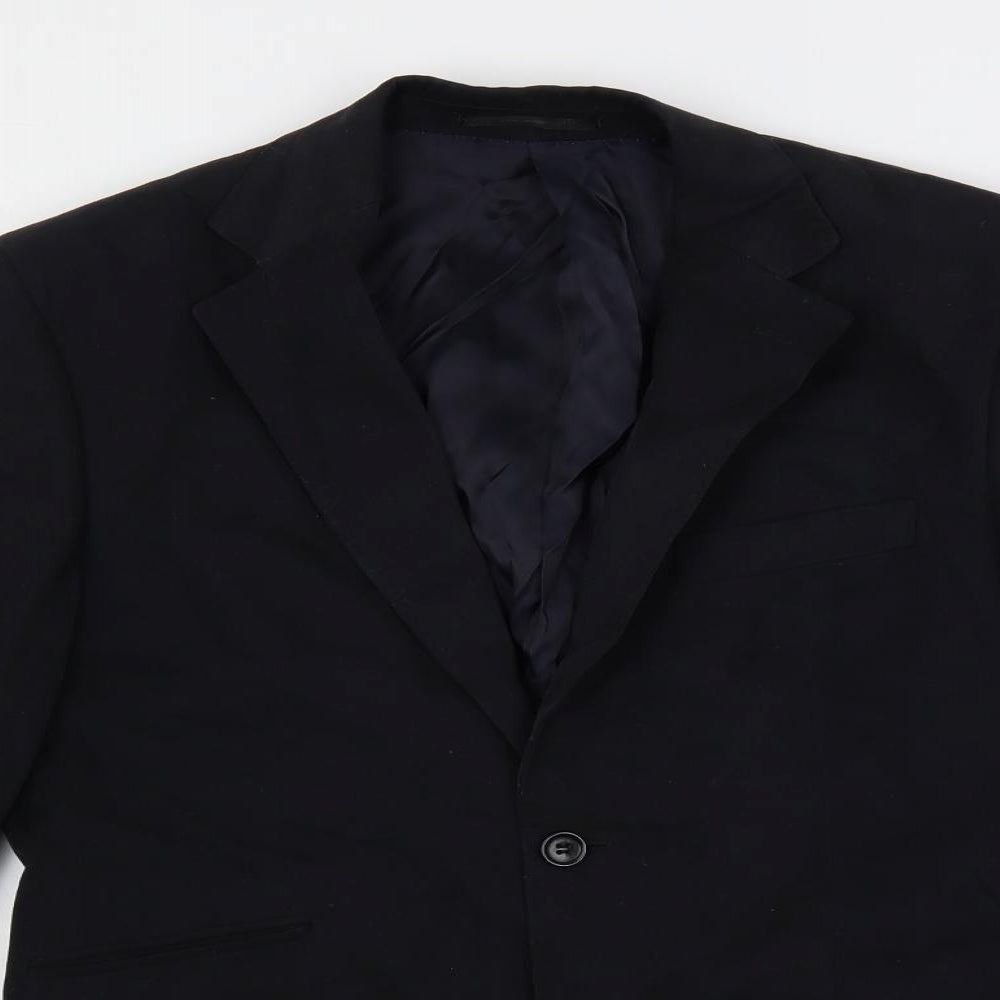 Mens UK Size 38 Blazer Black Jacket