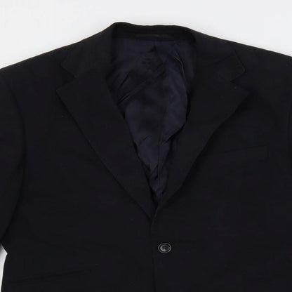 Mens UK Size 38 Blazer Black Jacket