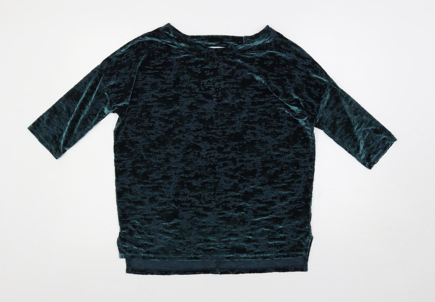 Womens UK Size 10 NEXT Green Basic Blouse