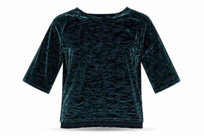 Womens UK Size 10 NEXT Green Basic Blouse
