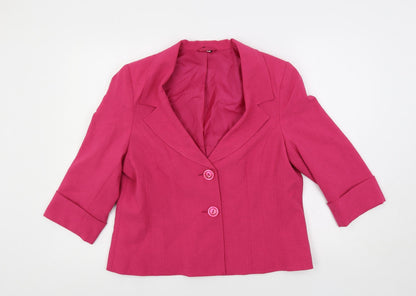 Womens UK Size 14 EWM Pink Jacket