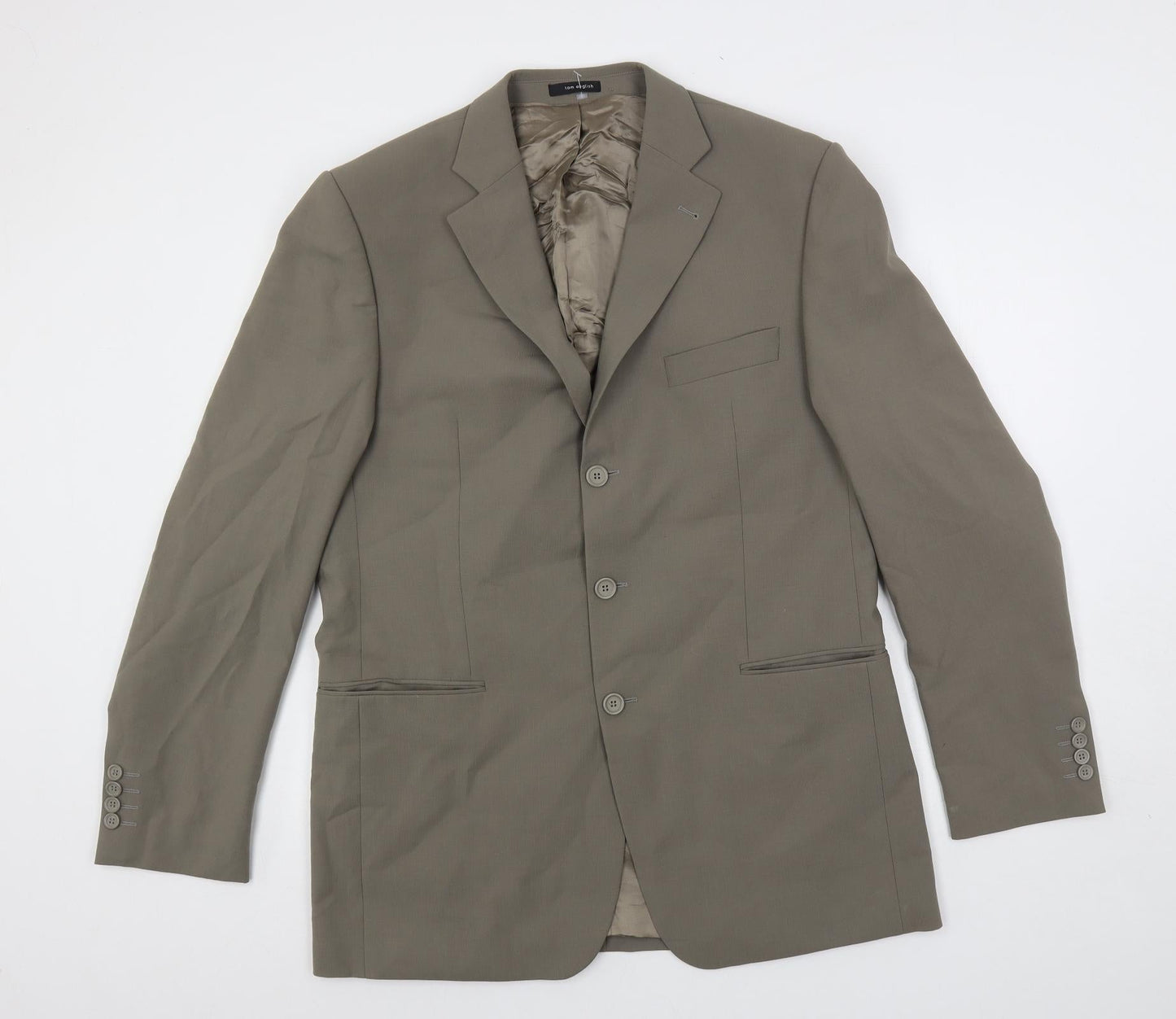 Mens UK Size 42 Tom English Regular Grey Suit Jacket