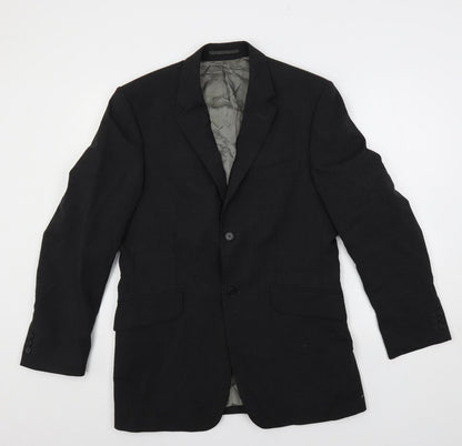 Mens UK Size 38 Karl Jackson Regular Black Suit Jacket