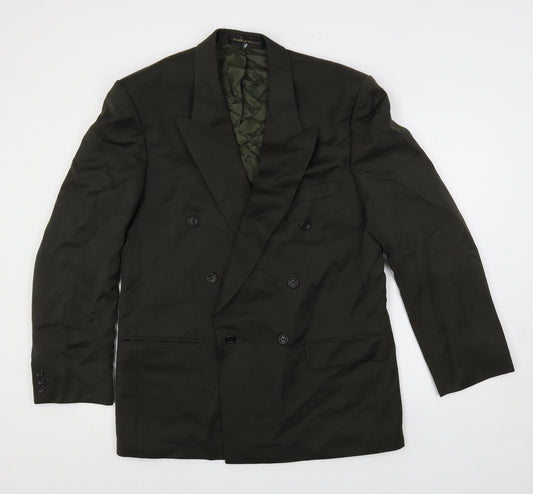Mens UK Size 40 Marks and Spencer Regular Green Suit Jacket