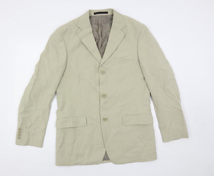 Mens UK Size 38 Marks and Spencer Regular Beige Suit Jacket