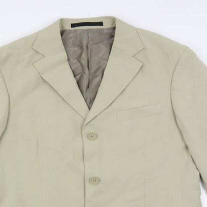 Mens UK Size 38 Marks and Spencer Regular Beige Suit Jacket