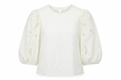 Womens UK Size 8 Per Una Ivory Basic Blouse