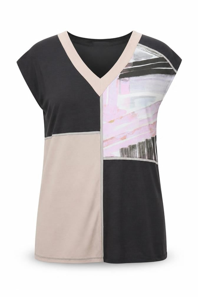 Womens UK Size 12 NEXT Multicoloured Tunic Blouse