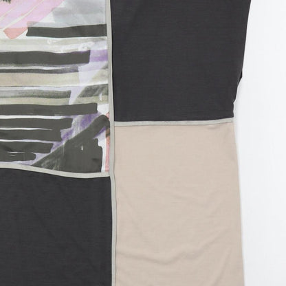 Womens UK Size 12 NEXT Multicoloured Tunic Blouse