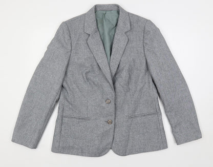 Womens UK Size 16 St Michael Grey Jacket Blazer