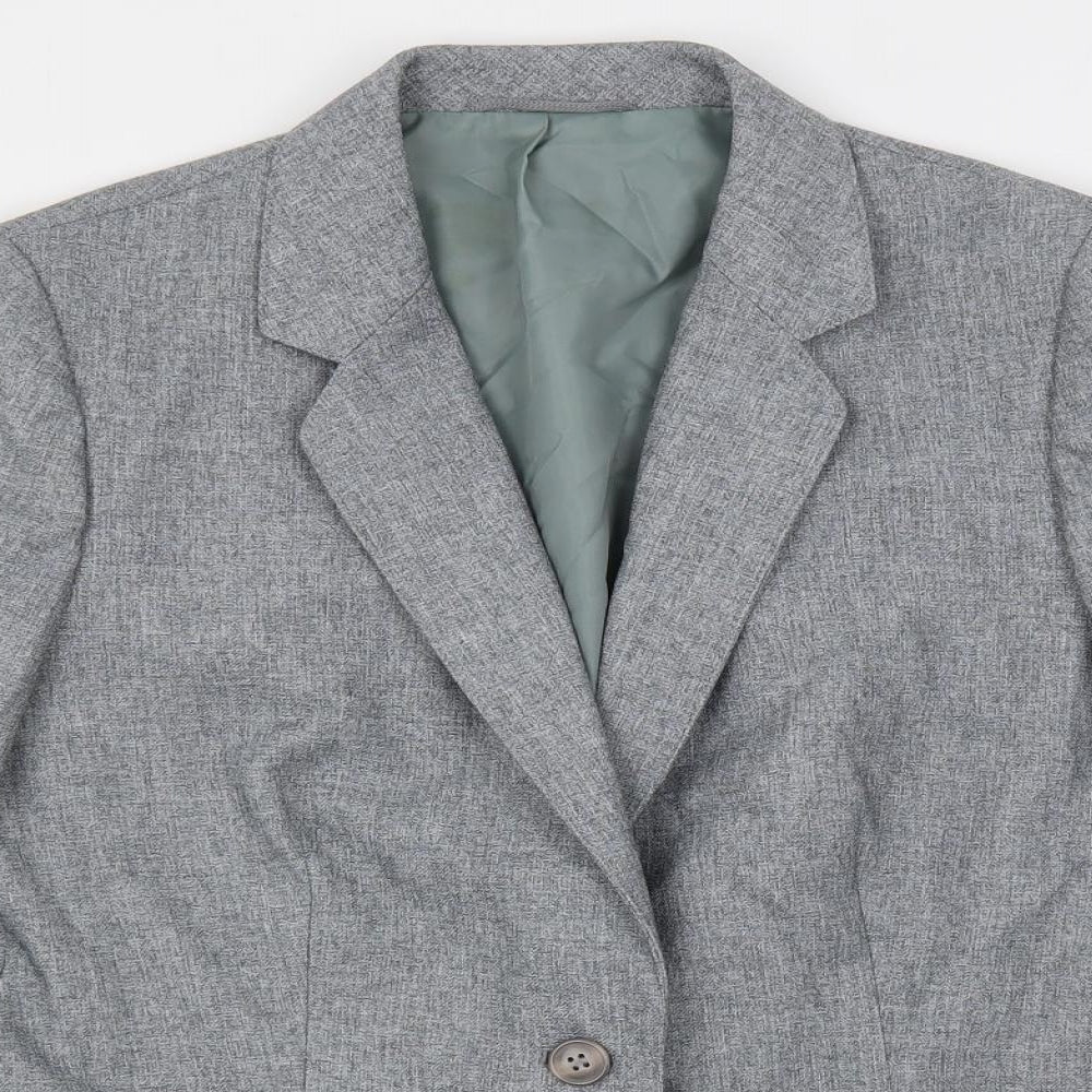 Womens UK Size 16 St Michael Grey Jacket Blazer