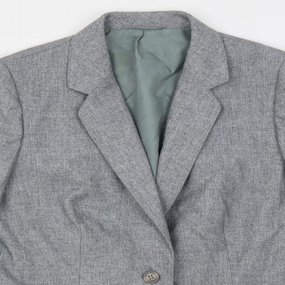 Womens UK Size 16 St Michael Grey Jacket Blazer