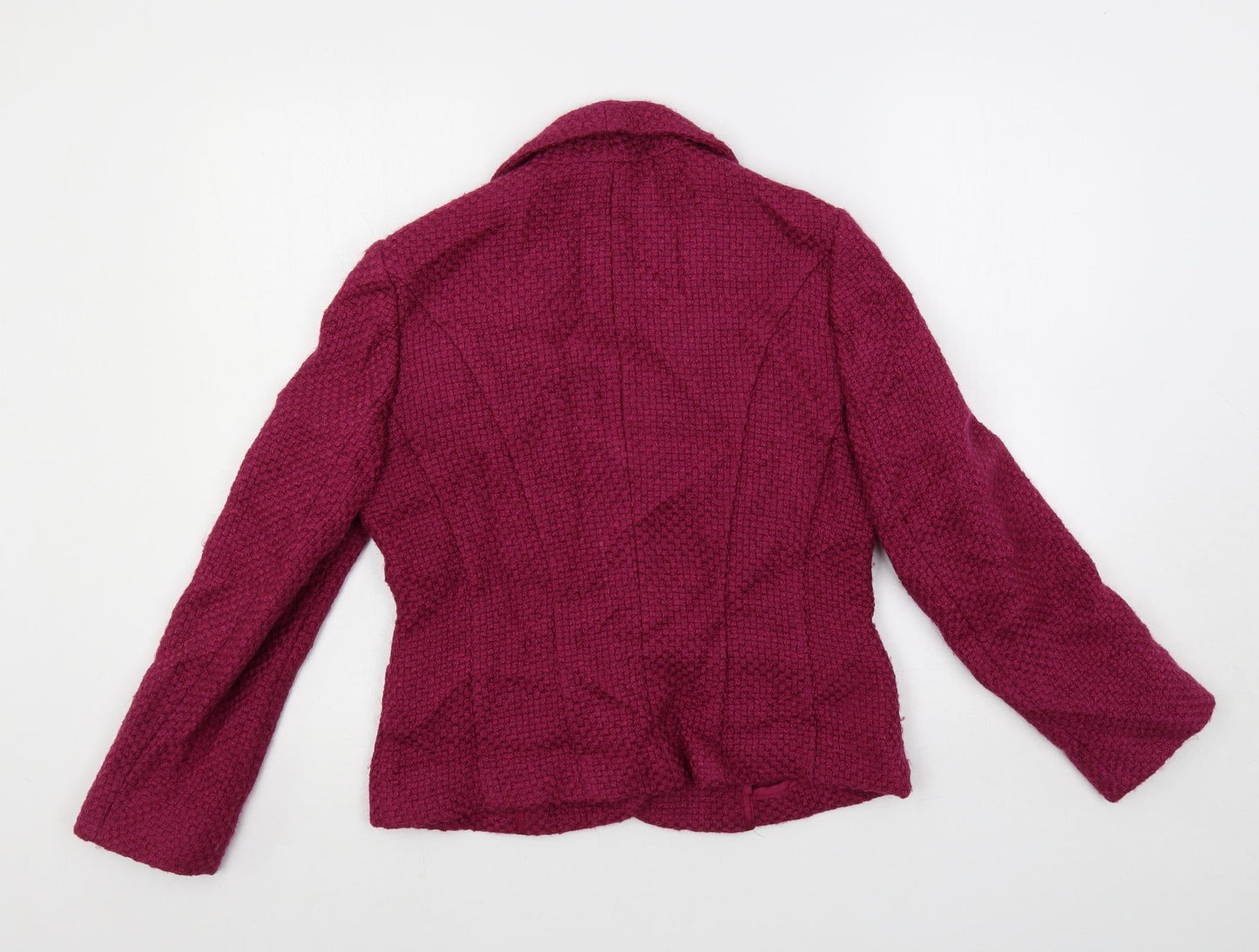 Alex & Co. Womens Purple Jacket Blazer Size 10 Button