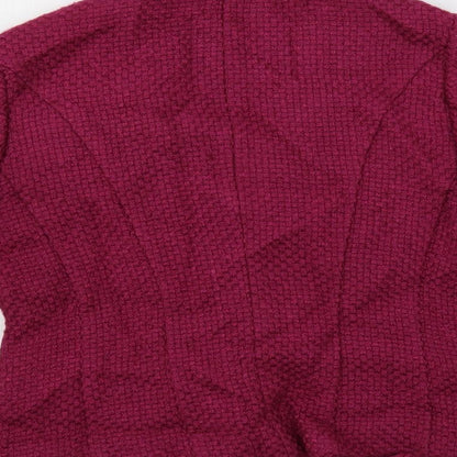 Alex & Co. Womens Purple Jacket Blazer Size 10 Button