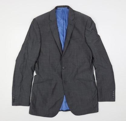 Mens UK Size 38 Marks and Spencer Regular Grey Suit Jacket