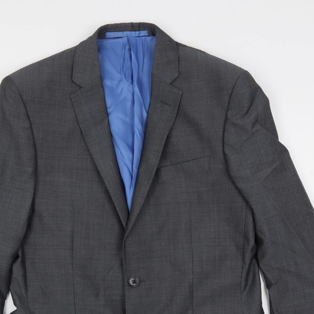 Mens UK Size 38 Marks and Spencer Regular Grey Suit Jacket