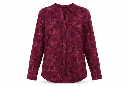 Womens UK Size 8 Marks and Spencer Purple Basic Button-Up