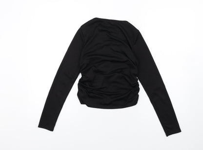Womens UK Size 10 As You Black Basic Blouse