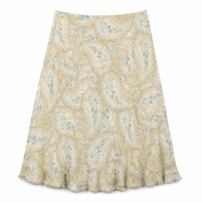 Womens UK Size 18 Classic A-Line Chiffon Skirt