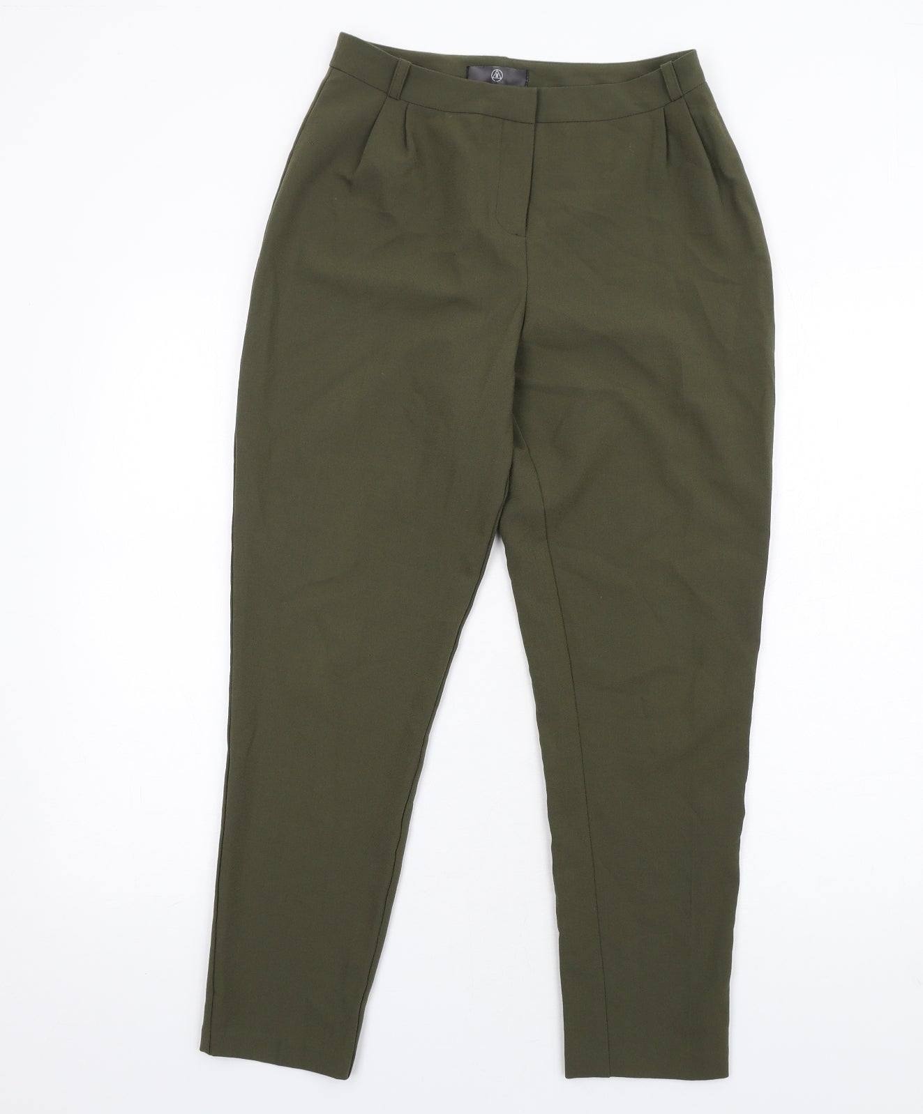 Missguided Womens Green Polyester Dress Pants Trousers Size 8 L29 in Regular Zip