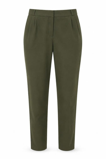 Womens UK Size 8 Missguided Regular Fit Dress Pants Green Trousers