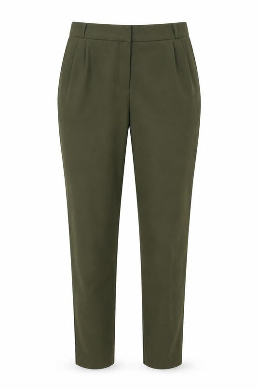 Womens UK Size 8 Missguided Regular Fit Dress Pants Green Trousers