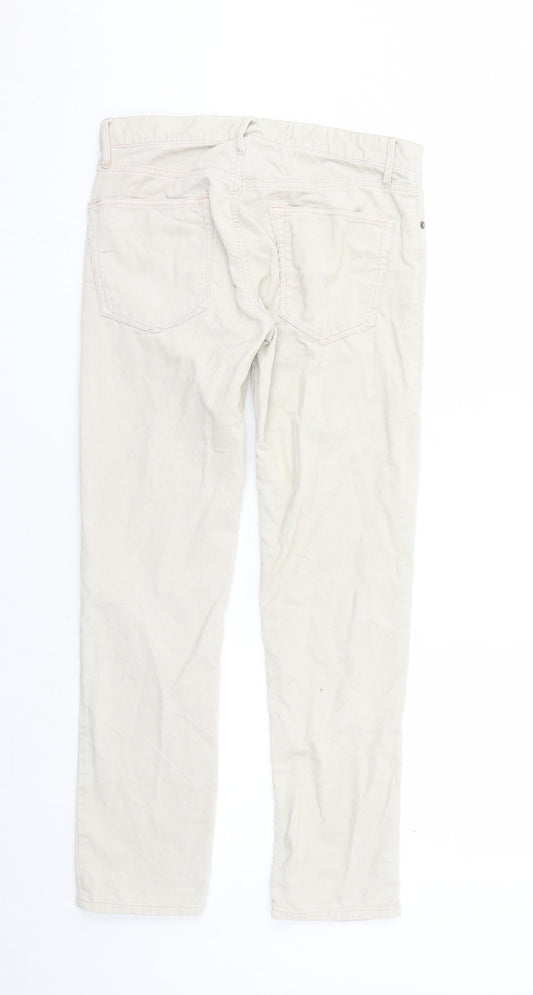 Gap Womens Beige Cotton Boyfriend Jeans Size 30 in L28 in Regular Zip