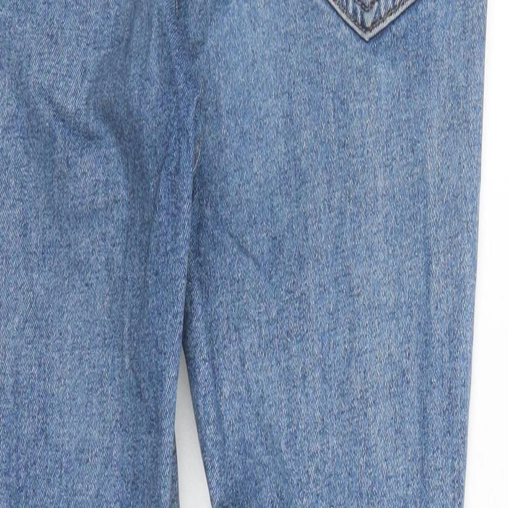 FOREVER 21 Womens Blue Cotton Skinny Jeans Size 30 in L27 in Regular Zip