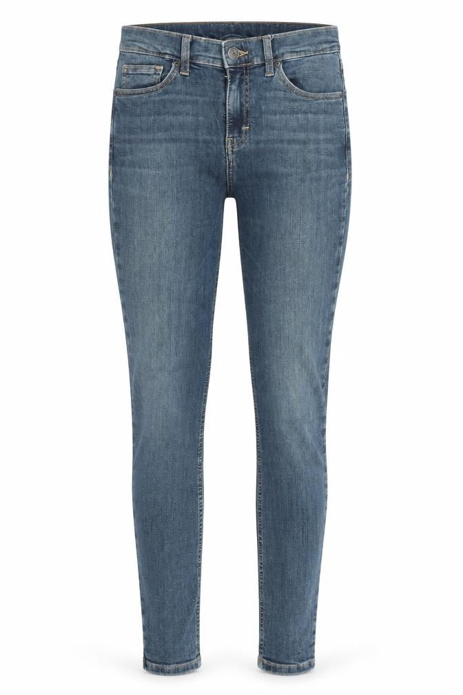 Topshop Womens Blue Cotton Skinny Jeans Size 26 in L31 in Regular Zip