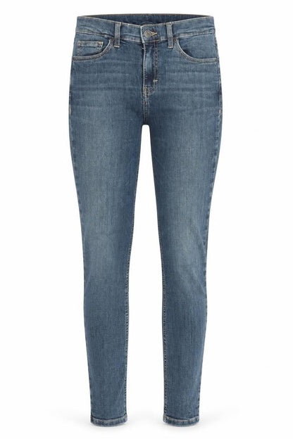 Topshop Womens Blue Cotton Skinny Jeans Size 26 in L31 in Regular Zip
