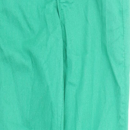 United Colors of Benetton Womens Green Cotton Jegging Jeans Size 26 in L27 in Regular Zip