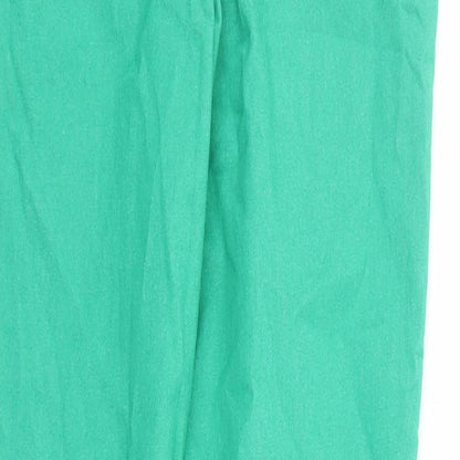 United Colors of Benetton Womens Green Cotton Jegging Jeans Size 26 in L27 in Regular Zip