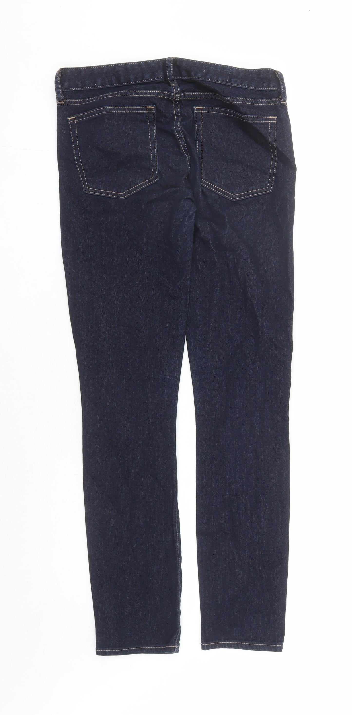 Gap Womens Blue Cotton Skinny Jeans Size 30 in L29 in Regular Zip
