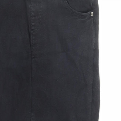 Topshop Womens Black Cotton Jegging Jeans Size 32 in L26 in Regular