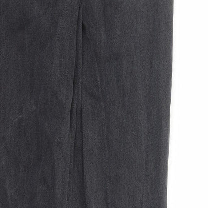 Na-kd Womens Black Polyester Straight Jeans Size 26 in L30 in Regular Zip