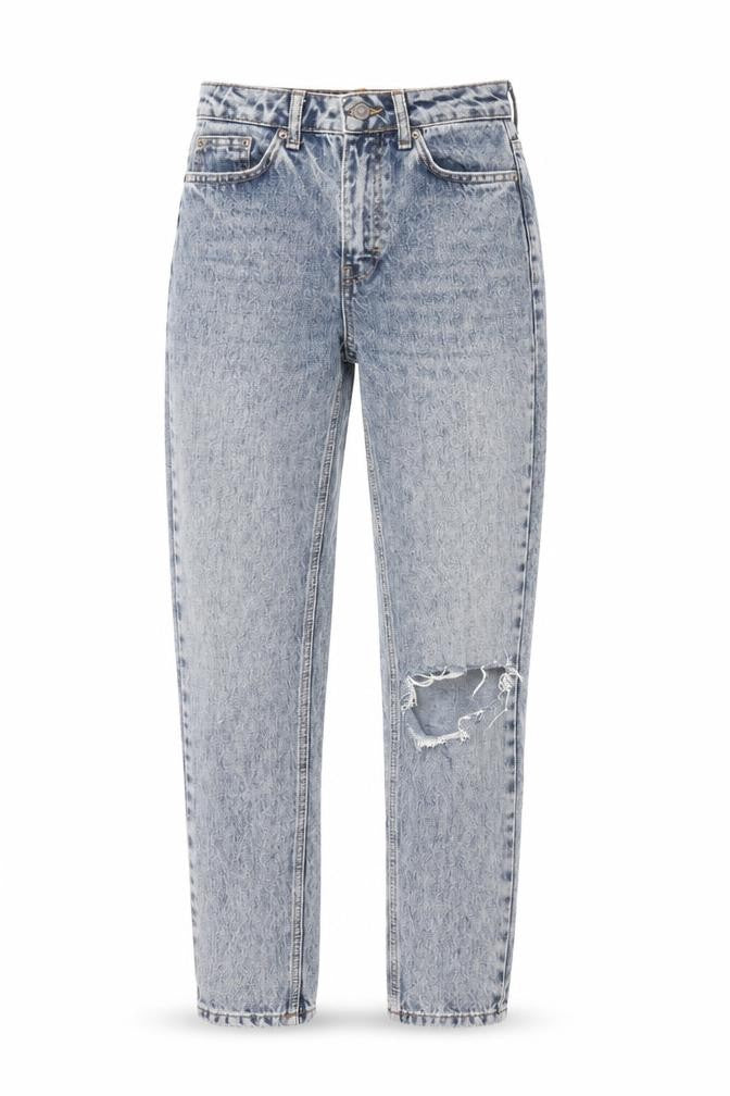 Womens UK Size 26 in Topshop Regular Fit Mom Blue Jeans