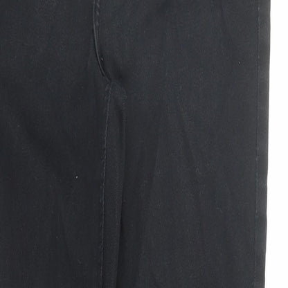 River Island Womens Black Cotton Skinny Jeans Size 12 L28 in Regular Zip