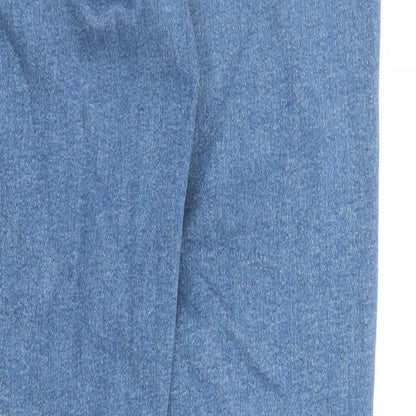 Topshop Womens Blue Cotton Skinny Jeans Size 28 in L27 in Regular Zip