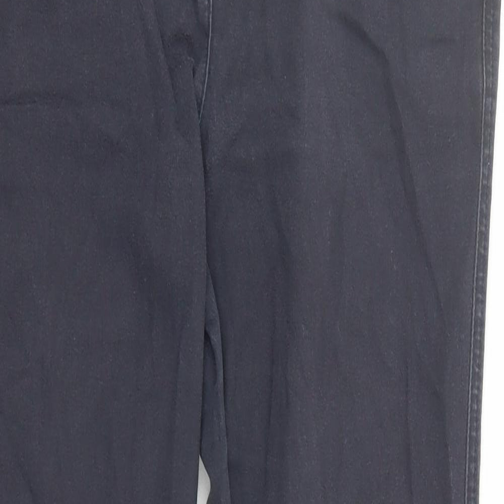 NEXT Womens Blue Cotton Skinny Jeans Size 12 L27 in Regular Zip