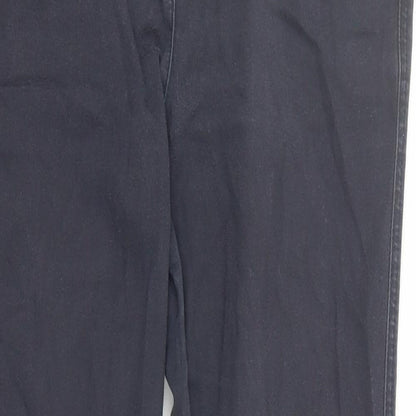 NEXT Womens Blue Cotton Skinny Jeans Size 12 L27 in Regular Zip